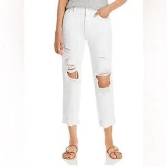 Pistola Presley High Rise Relaxed Roller 27 Fits Like a 4 Blizzard Distressed - Picture 1 of 12